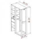 Módulo Para Closet  2 Gavetas  Branco