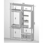 Módulo Para Closet Com Espelho 2 Portas 2 Cabideiros  Branco