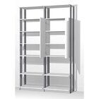 Módulo Para Closet Com Espelho 2 Portas 8 Prateleiras  Branco