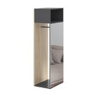 Módulo Para Closet Com Espelho E Cabideiro Flow Be Mobiliário