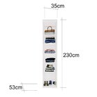 Módulo Para Closet Sem Porta Com Prateleira 100% Mdf Branco