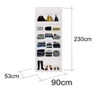 Módulo Para Closet Sem Porta Com Prateleira Branco