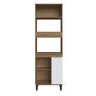 Módulo Para Forno E Micro-ondas Cozinha Paola 68cm 02 Portas