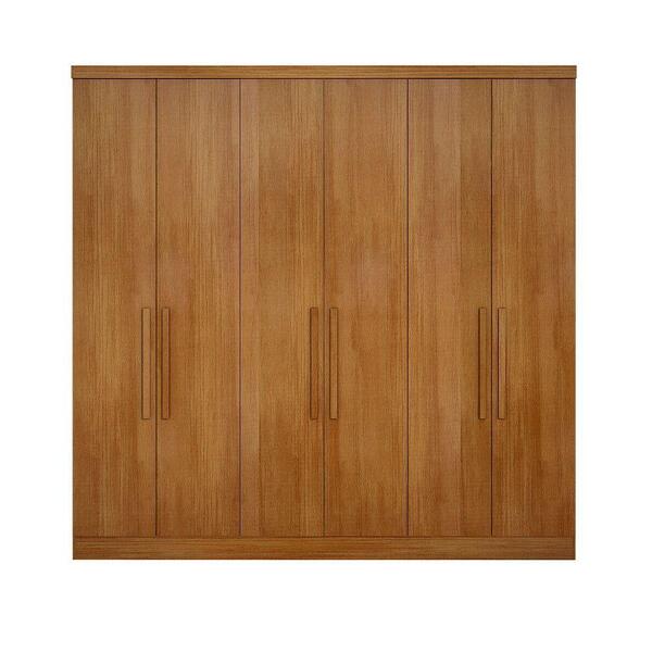 Modulo Para Guarda Roupa Com 6 Portas E 6 Gavetas Cumaru
