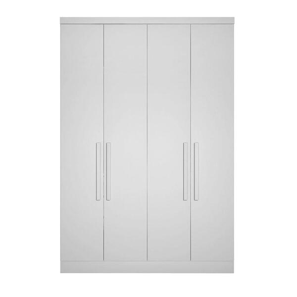 Modulo Para Guarda-roupas Com 4 Portas E 3 Gavetas Branco