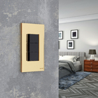 Módulo para Interruptor Simples Preto Brilhante Madrid Lexman