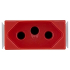 Módulo Para Tomada 2p+t Tramontina Aria 20 A 250 V Vermelho