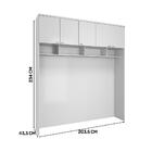 Modulo Ponte 5 Portas Setiba 2035mm Rimo Branco