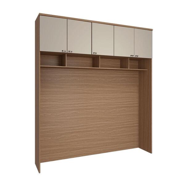 Modulo Ponte 5 Portas Setiba 2035mm Rimo Freijo/off White