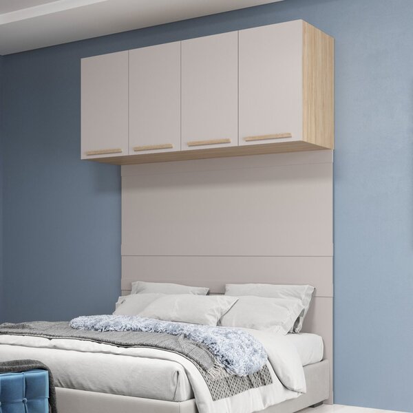 Módulo Ponte Aéreo 170cm San Diego Aveiro Oak/cinza Urbano