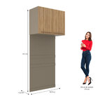 Módulo Ponte Aéreo Com Cabeceira 02 Portas 92cm San Diego Dam