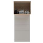 Módulo Ponte Aéreo Solteiro San Diego Aveiro Oak/cinza Urbano