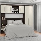 Módulo Ponte Casal 2 Portas 150cm Star Poliman Móveis Amêndoa