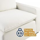 Módulo Puff Para Sofá Modular Hug 85cm Cabecasa Madeiraorigin