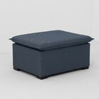 Módulo Puff Para Sofá Modular Ibi 70cm Jacquard Cabecasa Made