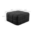 Módulo Puff Sofá Guldi Popup Corino Preto