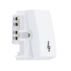 Módulo Pulsador Campainha 10A Branco Habitat Fame