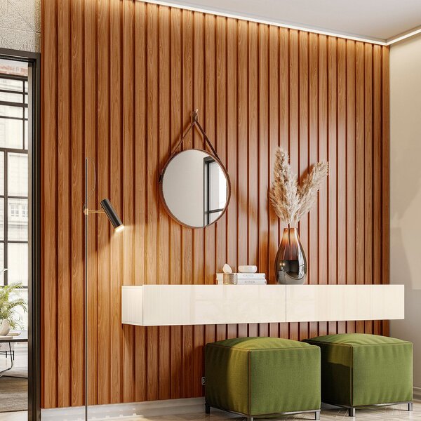 Módulo Ripado 265x50cm Isabela Belaflex Cinamomo Mel