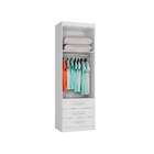 Módulo Roupeiro 2 Portas 3 Gavetas Star Branco Poliman