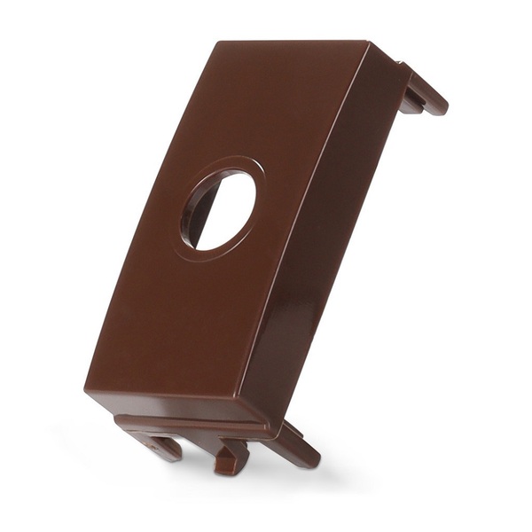 Modulo Saida De Fio 2 Unidades Marrom Sleek - Margirius