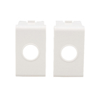 Módulo Saída De Fio Com 2 Unidades Branco Decor Schneider