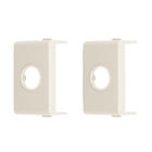 Módulo Saída De Fio Com 2 Unidades Marfim Decor Schneider