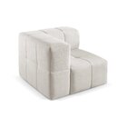 Módulo Sofá  3 Lugares Bouclé Nude