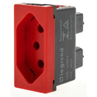 Modulo Tomada 10a 2p+t 1m Verm Pialplus+ 615083vm Legrand