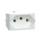 Módulo Tomada 10A Branco Lunare UP Schneider