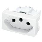 Módulo Tomada 10a - Radial Pérola Branca