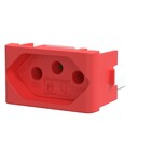 Módulo Tomada 20A Vermelha Lunare UP Schneider