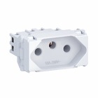 Módulo Tomada 2p+t 10a 250v Branco Equille