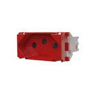 Modulo Tomada 2p+t 10a 250v Vermelho Industrie - Wetzel