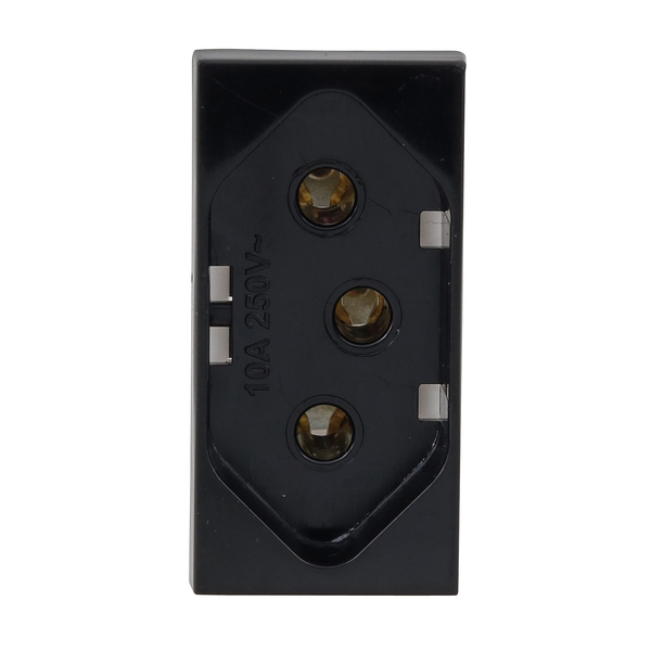 Módulo Tomada 2p+t 10A InovaproClass Black Piano Alumbra