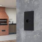 Módulo Tomada 2p+t 10A InovaproClass Black Piano Alumbra