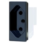 Módulo Tomada 2P+T 20A Preta N1136.2 Pt Linha Unno Life ABB