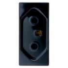 Módulo Tomada 2P+T 20A Preta N1136.2 Pt Linha Unno Life ABB