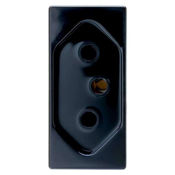 Módulo Tomada 2P+T 20A Preta N1136.2 Pt Linha Unno Life ABB