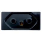 Módulo Tomada 2P+T 20A Preta N1136.2 Pt Linha Unno Life ABB