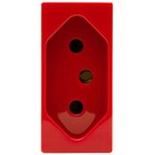 Módulo Tomada 2P+T 20A Vermelha N1136.2 Vm Linha Unno ABB