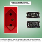 Módulo Tomada 2P+T 20A Vermelha N1136.2 Vm Linha Unno ABB