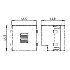 Módulo Tomada Carregador Usb Duplo Usb-c + Usb-a Margirius Sl