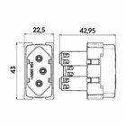 Módulo Tomada Margirius B3 Colors 2p+t 10a Argila