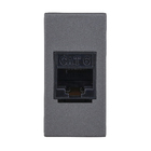 Módulo Tomada RJ45 CAT6E InovaproClass Grafite Alumbra