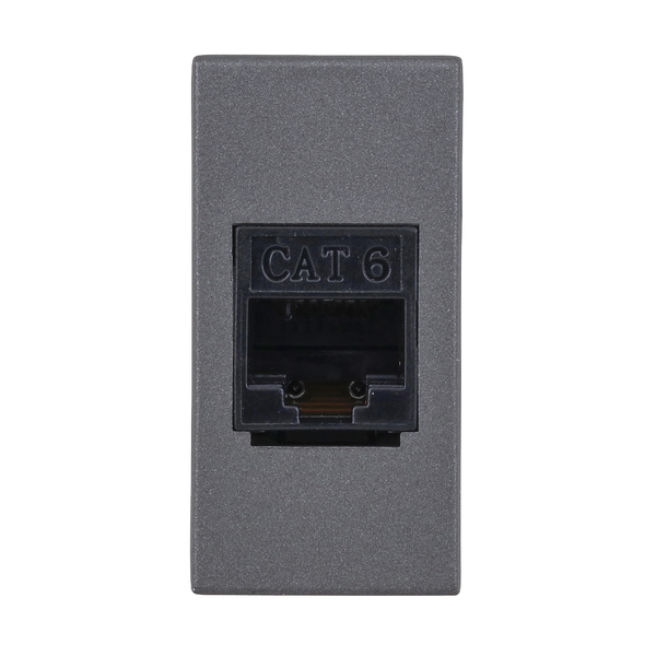 Módulo Tomada RJ45 CAT6E InovaproClass Grafite Alumbra