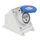 Módulo Tomada Sobrepor Industrial 220V 2+T Azul Newkon Steck