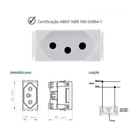 Modulo Tomada Universal 20a Branca Aria Tramontina - Unico