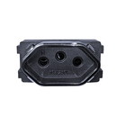 Módulo Tomada Universal 2P+T 10A  Grafite Novara Colors