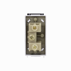 Módulo Tomada Universal 2P+T 20A Branco Novara Cromado