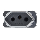 Módulo Tomada Universal 2PT 20A Grafite Novara Colors